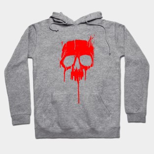 Classic Metal Graffiti Skull - Dripping Paint product Hoodie